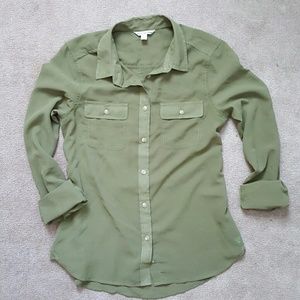 American Eagle button down top